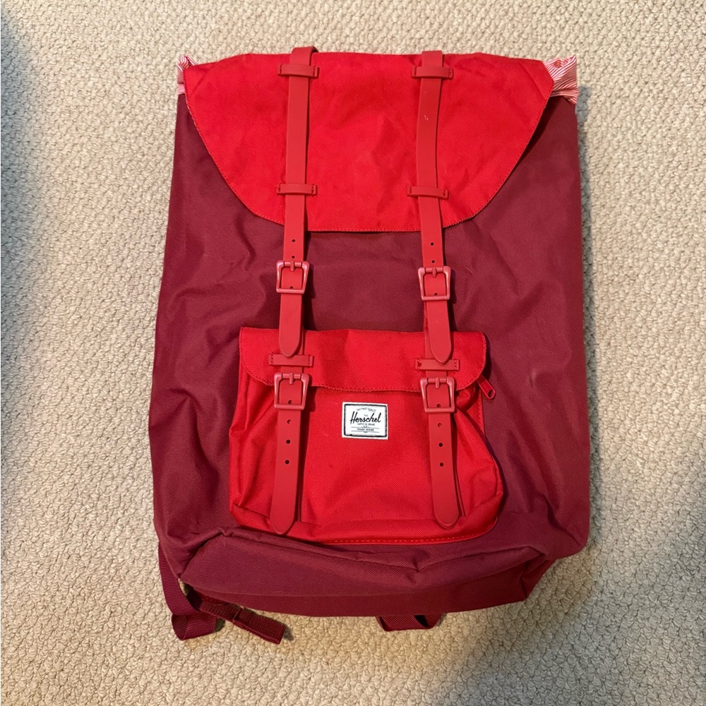 Herschel Supply Company Two-Tone Red Backpack